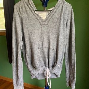 American Eagle | Tie Front Hoodie Sweatshirt